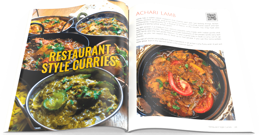 Indian Restaurant Curry at Home Volume 2 - Open Pages