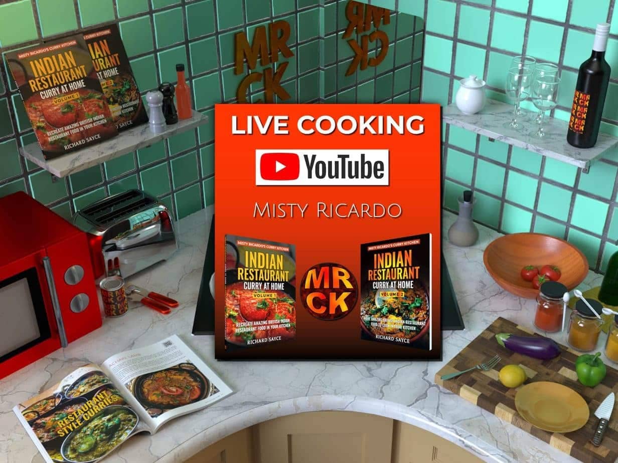 Live Cookalong YouTube Kitchen Scene