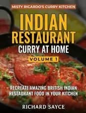 Indian Restaurant Curry at Home Volume 1 Front Cover