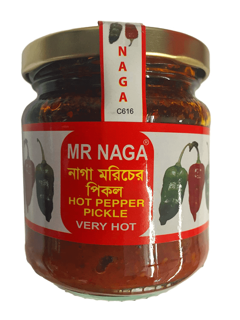 Jar of Mr Naga Chilli Pickle