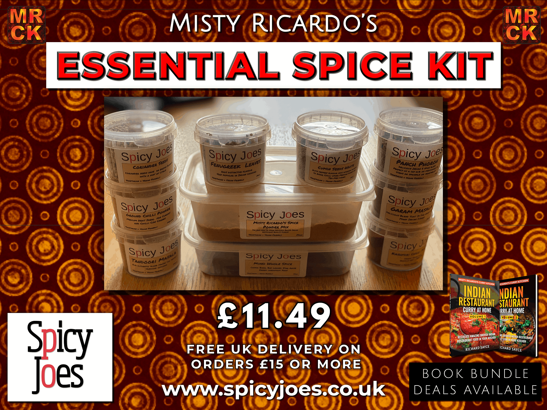 Misty Ricardo's Essential Spice Kit from Spicy Joes